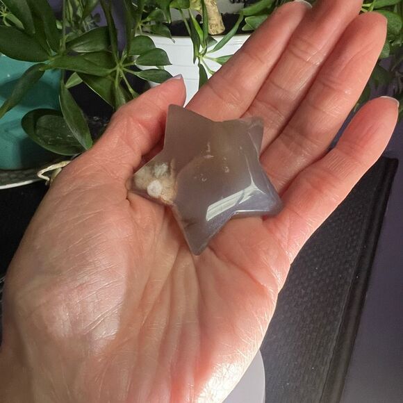 Flower‎ Agate Star Carving (14) - Picture 2 of 8